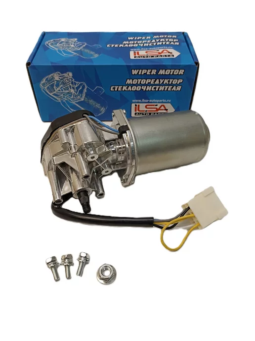 ILSA AUTO PARTS Мотор стеклоочистителя для 2110-12 10мм. арт.2110-3730000, вариант, фото 3