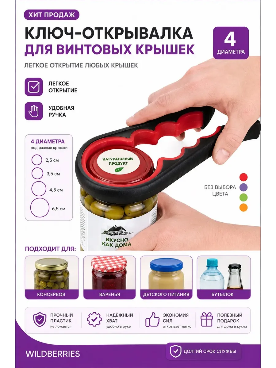 Универсальная открывалка для банок