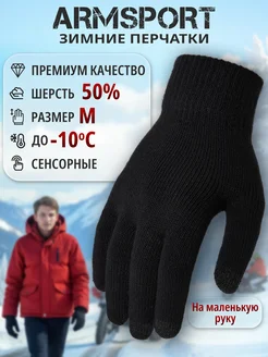 Перчатки зимние осенние с сенсором Armsport 260091622 купить за 455 ₽ в интернет-магазине Wildberries