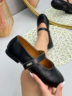 Балетки Miu Miu MIU MIU 260123142 купить за 1 358 ₽ в интернет-магазине Wildberries