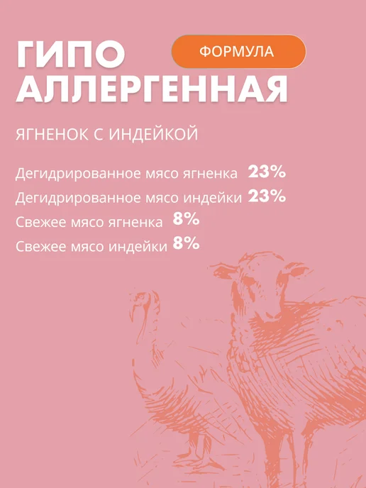 Сухой корм Grandorf' для собак, индейка, ягненок, 10 кг, фото 2