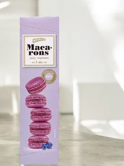 Пирожные макарони macarons вкус черники