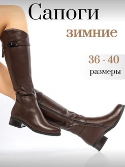 Сапоги Еврозима на молнии Diana boutique 260170504 купить за 3 969 ₽ в интернет-магазине Wildberries