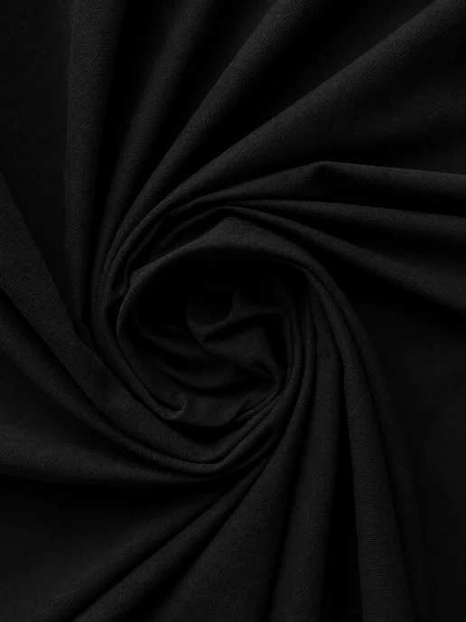 MDC Fabrics Брючная ткань (хлопковый твил) для шитья и рукоделия, черный, фото 4