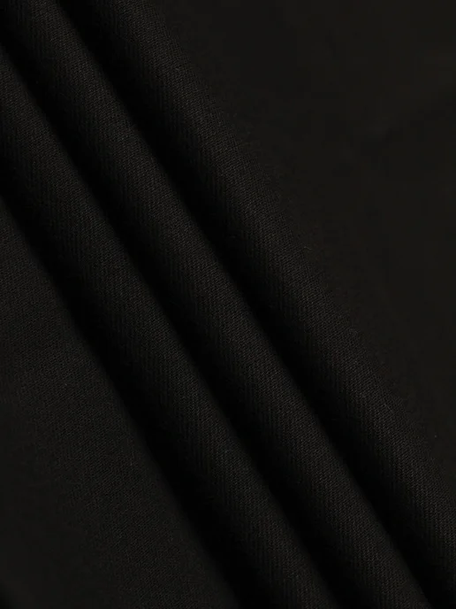 MDC Fabrics Брючная ткань (хлопковый твил) для шитья и рукоделия, черный, фото 6