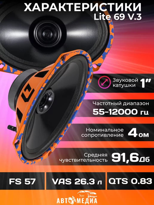 DL AUDIO Среднечастотная акустика Gryphon Lite 69 v3 15х23см 2шт, 2 шт, фото 2