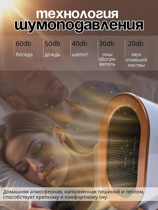 AIR HEATER Обогреватель для дома Тепловентилятор 1200 Вт для помещения, 1200 Вт, фото 2