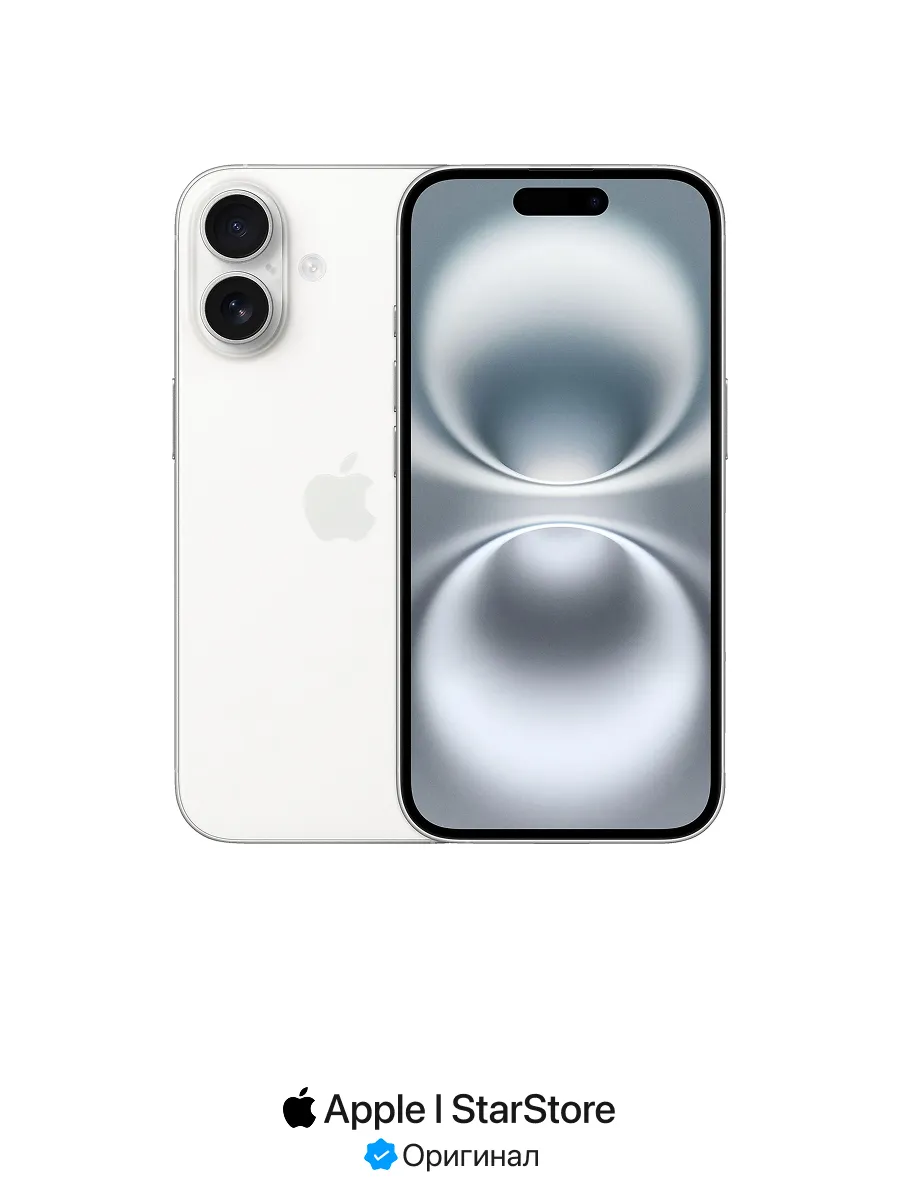 Apple Смартфон iPhone 16 Plus 256GB White