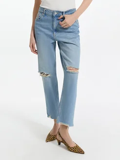 Джинсы Mom fit с высокой посадкой LOVE REPUBLIC 260310437 купить за 1 732 ₽ в интернет-магазине Wildberries