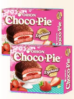 Пирожное Choco Pie, клубника