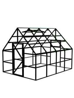 Металлический каркас теплицы Челси 3 х 4 м ral 9005