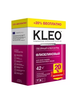 Клей для флизелиновых обоев KLEO 260343579 купить за 445 ₽ в интернет-магазине Wildberries