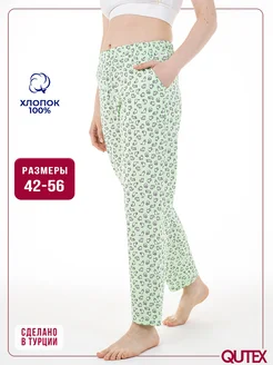 Брюки женские пижамные QUTEX 260367370 купить за 473 ₽ в интернет-магазине Wildberries