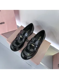 Лоферы Миу Миу Miu Miu 260370938 купить за 6 154 ₽ в интернет-магазине Wildberries