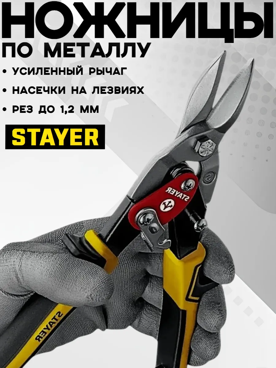 Ножницы по металлу прямые