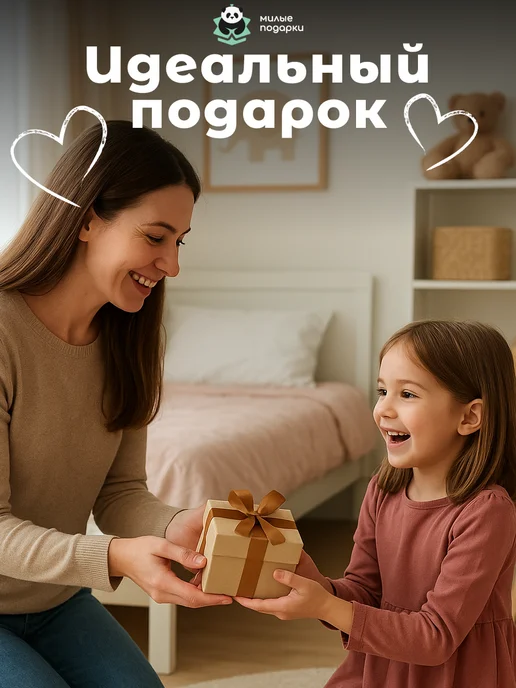 Милые подарки Зеркало косметическое карманное складное круглое с котом, фиолетовый, фото 5