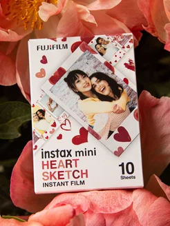 Картриджи Instax Mini HEART SKETCH, 10 снимков