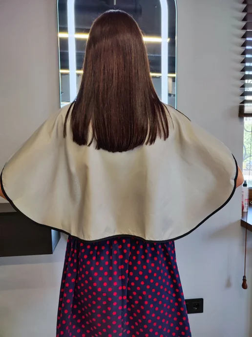 RadarCosmetic Пеньюар-шаль для клиента короткий Shawl, серый, серый