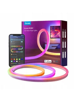 Светодиодная лента Govee H61A0 Neon Rope 3 м Wi-Fi 260434255 купить за 4 045 ₽ в интернет-магазине Wildberries