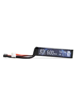 Аккумулятор 600mAh LiPo 7,4V 20С PDW w Mini Deans