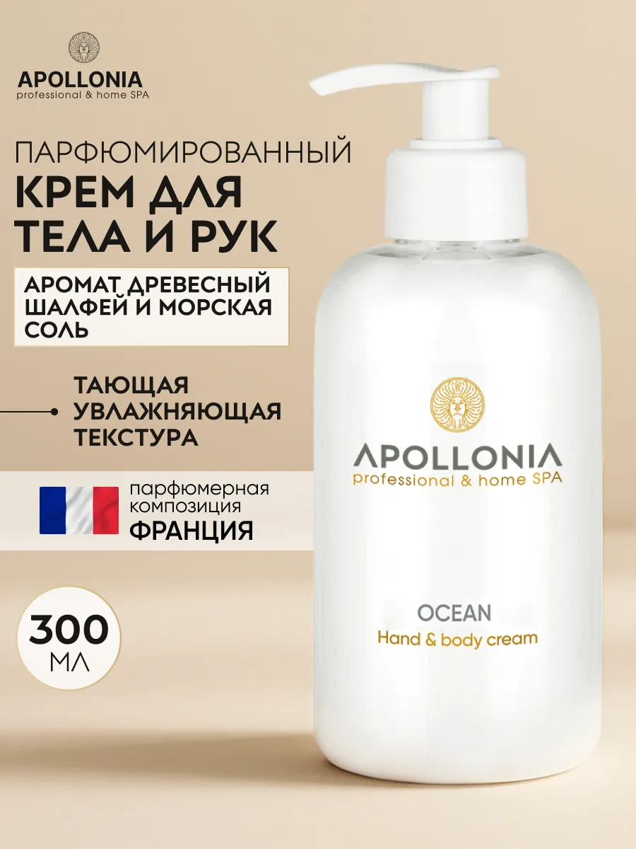 Парфюмированный крем-баттер для рук и тела с дозатором