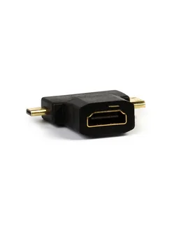 Адаптер HDMI F-miniHDMI M-microHDMI M (A119) 50