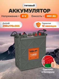 Тяговый аккумулятор 6в 360Ач T-J305H