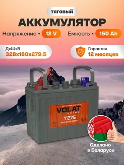 Тяговый аккумулятор 12в 150Ач T1275