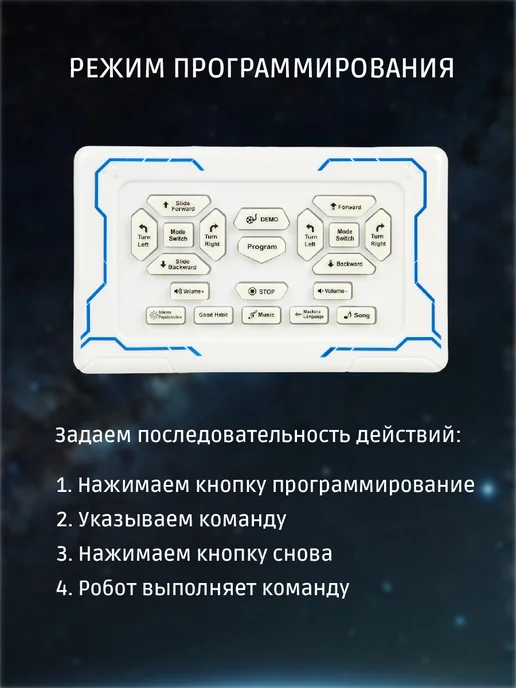 VELD-CO Робот интерактивный на пульте управления с озвучкой, белый, в упаковке 720 г, фото 7