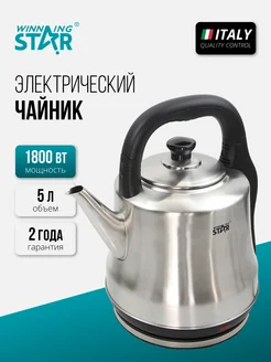 Чайник электрический металлический 5 л ST-6021