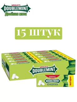 Жевательная резинка Doublemint Мята Шоубокс, 13.6г x 15 шт Wrigley