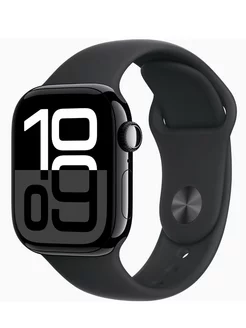 Смарт-часы Watch S10 42mm Jet Black Aluminium Sport Band S M Apple 260618411 купить за 45 780 ₽ в интернет-магазине Wildberries