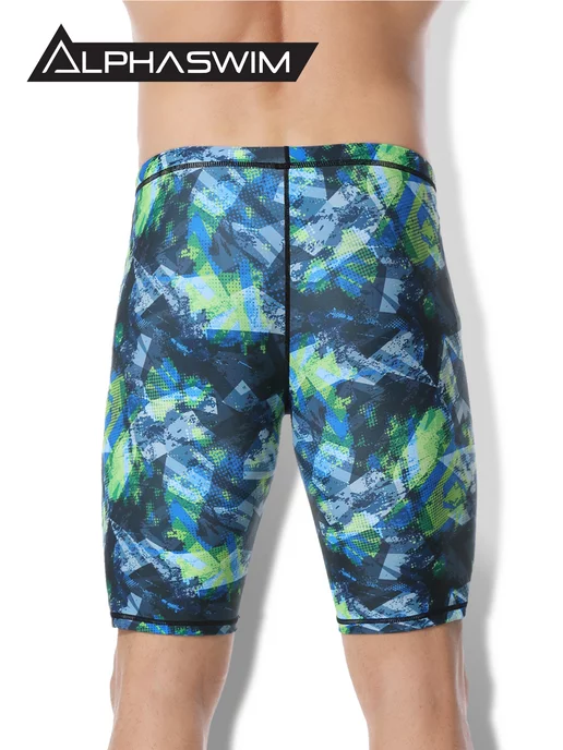 ALPHA SWIM джаммеры мужские для плавания взрослые, голубой, фото 3