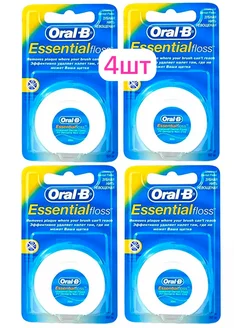 Зубная нить Oral-b Essential Floss НЕВОЩЕНАЯ, 50 м 4шт Oral-B 260786630 купить за 1 363 ₽ в интернет-магазине Wildberries