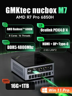 Mini PC M7 AMD Ryzen7 PRO 6850H 16GB+1TB GMKtec 260815169 купить за 41 917 ₽ в интернет-магазине Wildberries