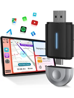 USB ai Box Bluetooth-адаптер для Android Auto и Carplay KEZU 260840384 купить за 1 559 ₽ в интернет-магазине Wildberries