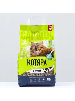 Наполнитель минеральный комкующийся, 20л Котяра 260866605 купить за 512 ₽ в интернет-магазине Wildberries