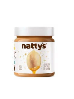 Арахисовая паста Nattys Crunchy хрустящая с медом 525г