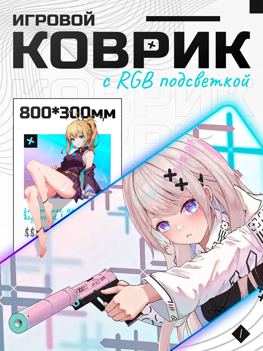 Коврик для мышки аниме с...