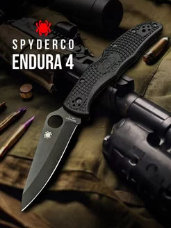 Складной туристический нож Spyderco Endura 4 TAKTIK SHOP 261003102 купить за 752 ₽ в интернет-магазине Wildberries