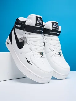 Кроссовки зимние Nike air force высокие