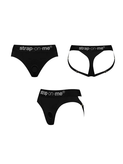 STRAP-ON-ME Пояс для страпона Harnais Lingerie Heroine S-XL, черный, фото 2