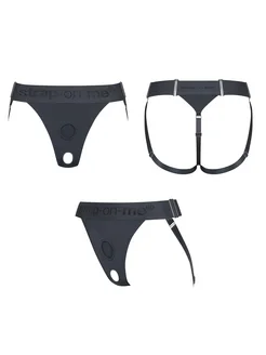 Серые трусики для фиксации насадок Harness Linge