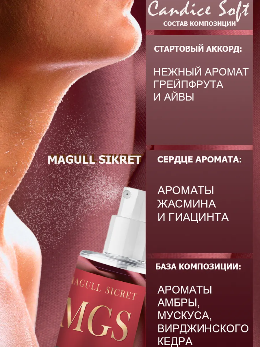 Спрей мист для волос и тела парфюмированный Candice Coft фото 3