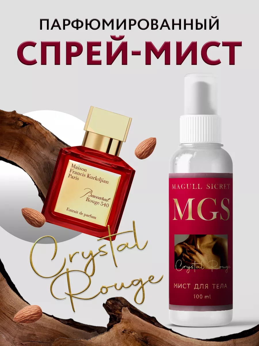 Спрей мист для волос и тела парфюмированный Crystal Rouge