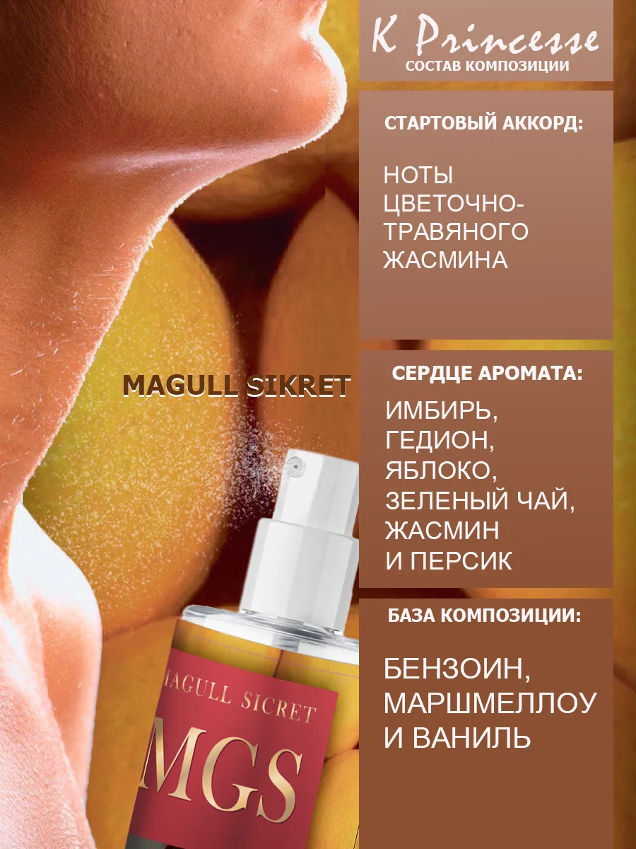Спрей мист для волос и тела парфюмированный K Princesse фото 5