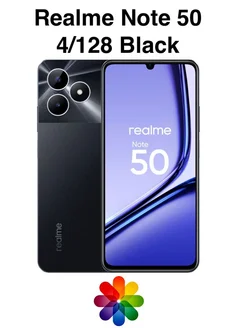 Смартфон Note 50 4 128GB Black realme 261135437 купить за 7 544 ₽ в интернет-магазине Wildberries