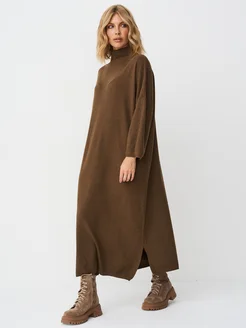 Платье трикотажное длинное Clawear 261280476 купить за 4 562 ₽ в интернет-магазине Wildberries