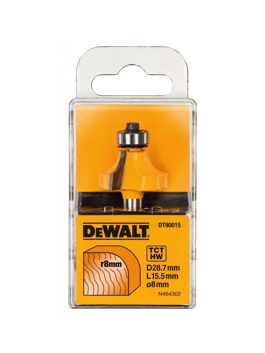 deWalt Фреза для снятия фасок Z2 HM, 8 мм, d31.8 мм, DT90015, желтый, фото 2