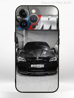 Чехол на iPHONE 13 PRO MAX с принтом машина BMW m5